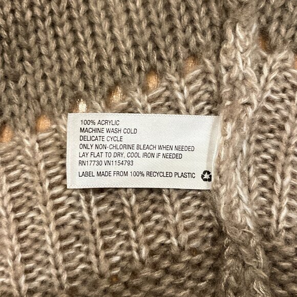 Knox Rose Brown Lagenlook Cardigan Sweater M Classy Chic. - Picture 11 of 11